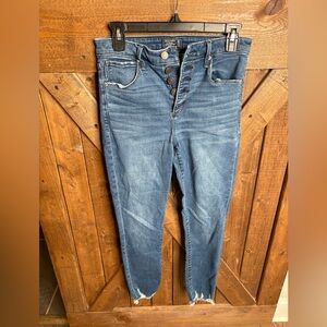 Abercrombie & Fitch High Rise Blue Jeans